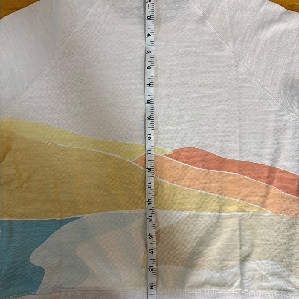 Faherty Multicolor Landscape Long Sleeve Tee - Picture 6 of 9